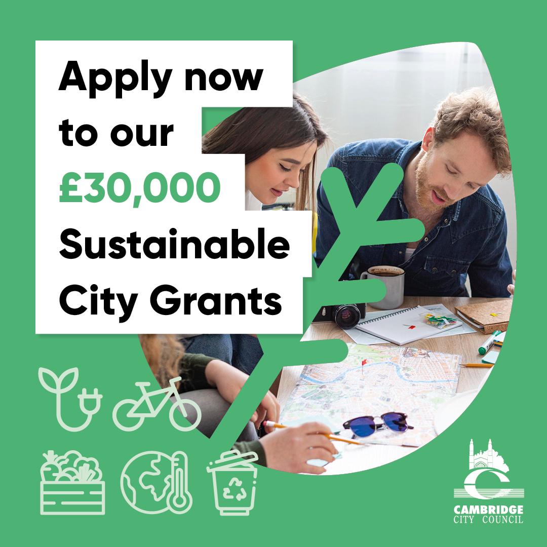 Apply now to our £30,000 Sustainable City Grants