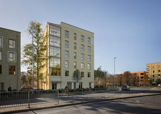 CGI of new homes being built at East Barnwell