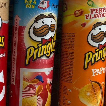 Crisp tubes e.g. Pringles