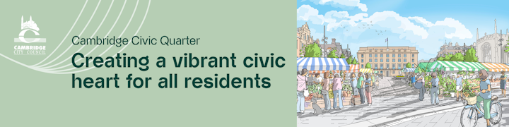 Banner image to promote the civic quarter