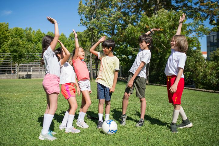 Children playing together
