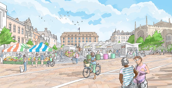 Illustration of the Market Square
