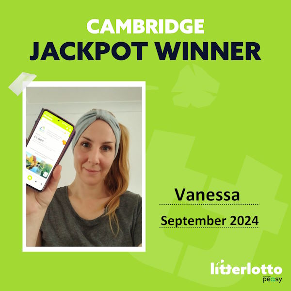 Vanessa won a prize in September