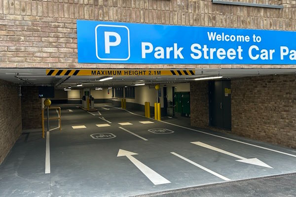 Park Street car park entrance