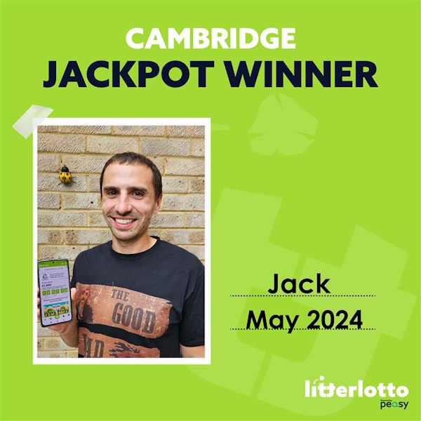 Jack was a jackpot winner in May