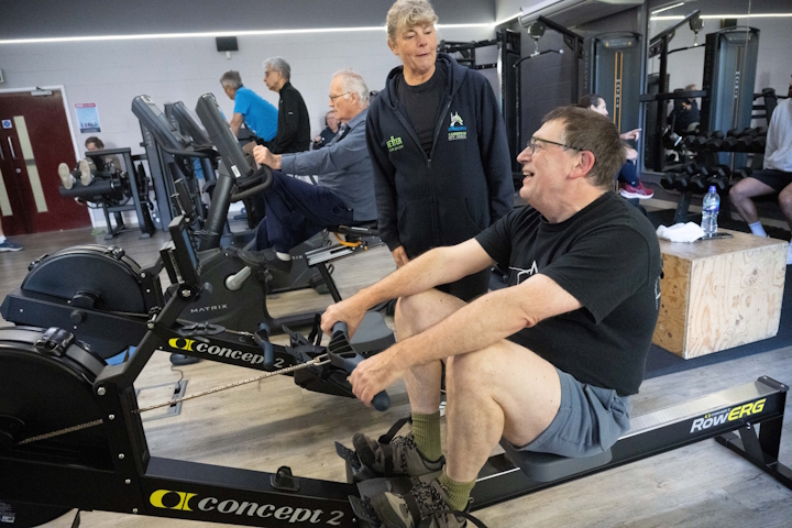 Exercise Referral Service client and instructor